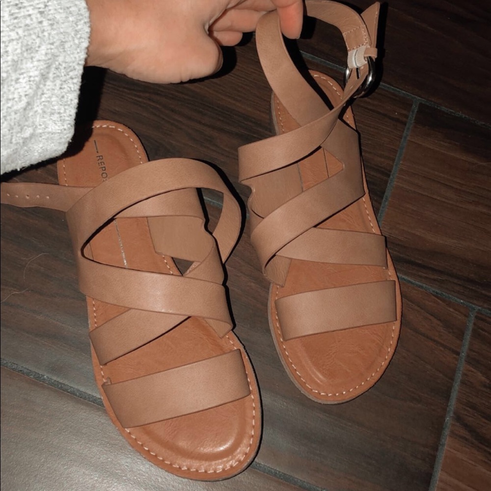 Cute tan sandals